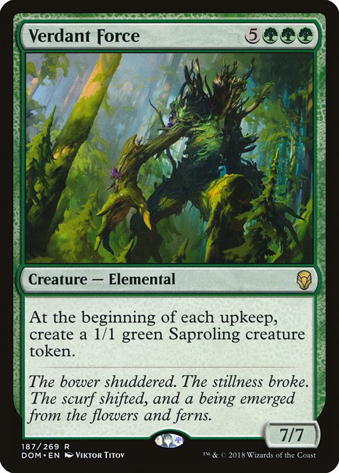 Verdant Force (187) [Dominaria]