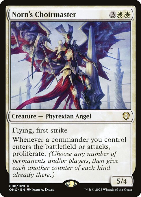 Norn's Choirmaster (8) [Phyrexia: All Will Be One Commander]