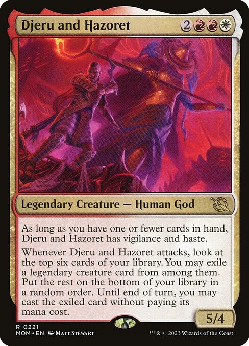 Djeru and Hazoret (221) [March of the Machine]