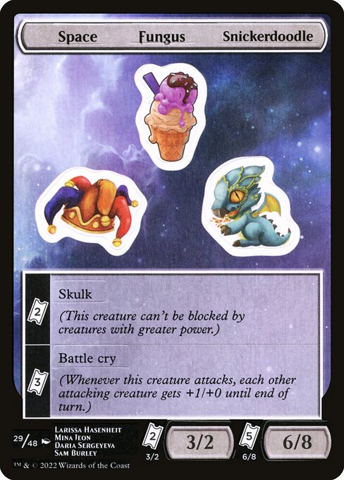 Space Fungus Snickerdoodle (29) [Unfinity Sticker Sheets]