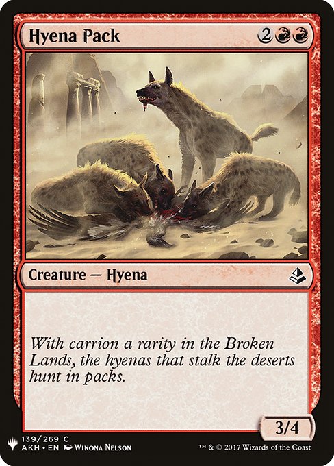 Hyena Pack (AKH-139) [The List]