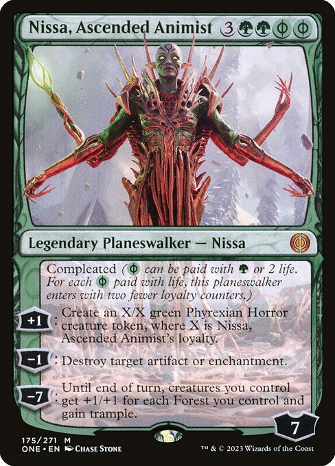 Nissa, Ascended Animist (175) [Phyrexia: All Will Be One]