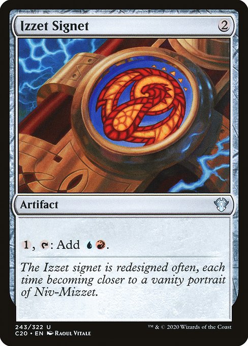 Izzet Signet (243) [Commander 2020]