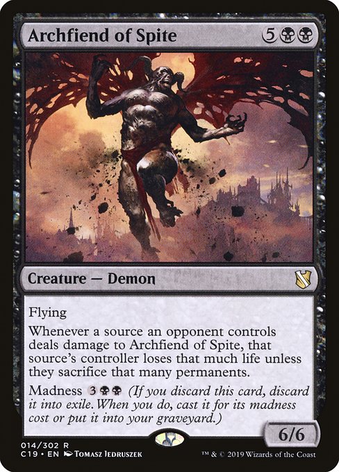 Archfiend of Spite (14) [Commander 2019]