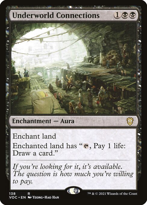 Underworld Connections (138) [Crimson Vow Commander]