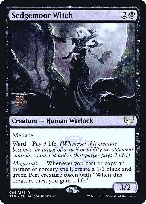 Sedgemoor Witch (86s) [Strixhaven: School of Mages Promos]