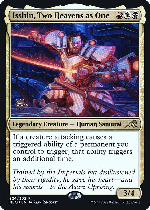 Isshin, Two Heavens as One (224s) [Kamigawa: Neon Dynasty Promos]