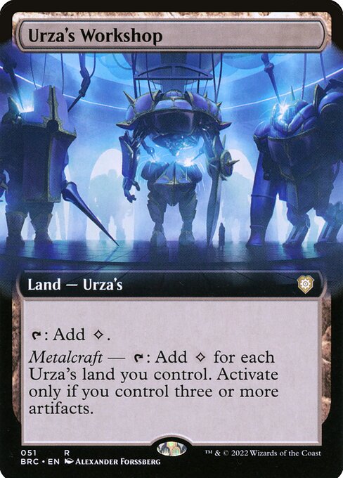 Urza's Workshop (51) [The Brothers' War Commander] [Extended Art]