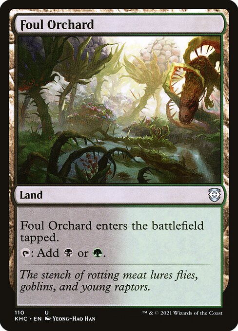 Foul Orchard (110) [Kaldheim Commander]