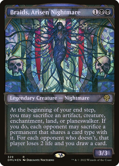 Braids, Arisen Nightmare (329) [Dominaria United] [Showcase]