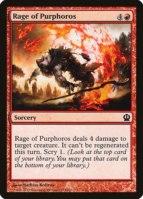 Rage of Purphoros (137) [Theros]