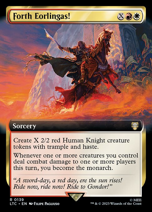 Forth Eorlingas! (139) [Tales of Middle-earth Commander] [Extended Art]