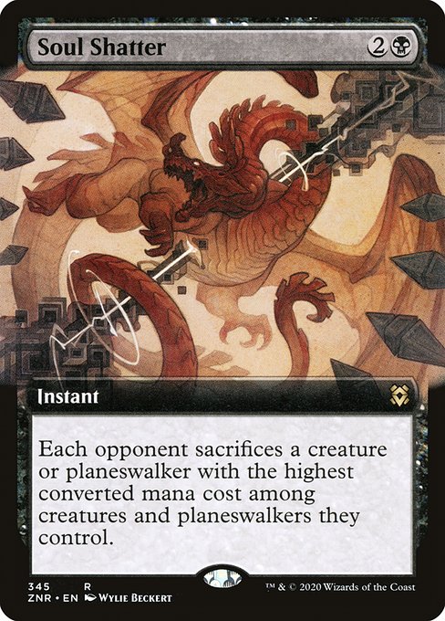 Soul Shatter (345) [Zendikar Rising] [Extended Art]