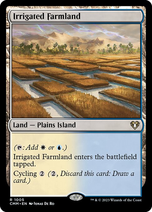 Irrigated Farmland (1005) [Commander Masters]