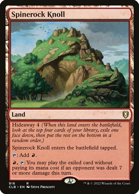 Spinerock Knoll (916) [Commander Legends: Battle for Baldur's Gate]