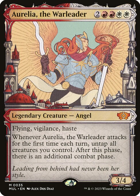Aurelia, the Warleader (35) [Multiverse Legends] [Showcase]