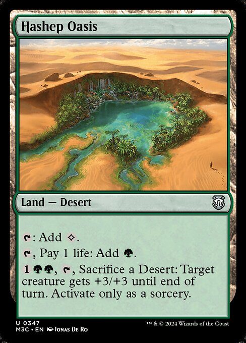 Hashep Oasis (347) [Modern Horizons 3 Commander]