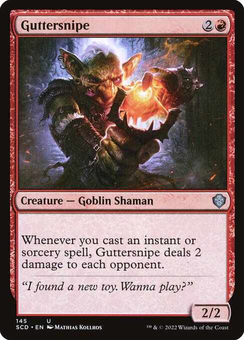 Guttersnipe (145) [Starter Commander Decks]