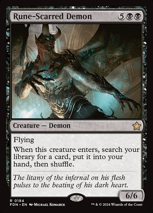 Rune-Scarred Demon (184) [Foundations]