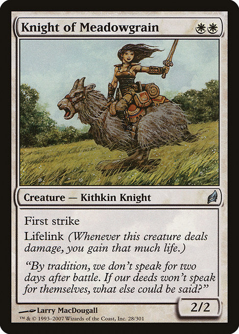 Knight of Meadowgrain (28) [Lorwyn]