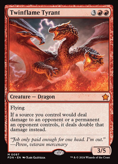 Twinflame Tyrant (97) [Foundations]