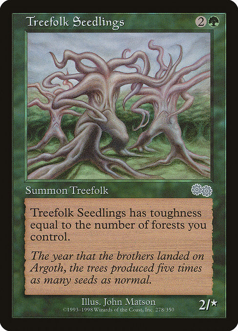Treefolk Seedlings (278) [Urza's Saga]