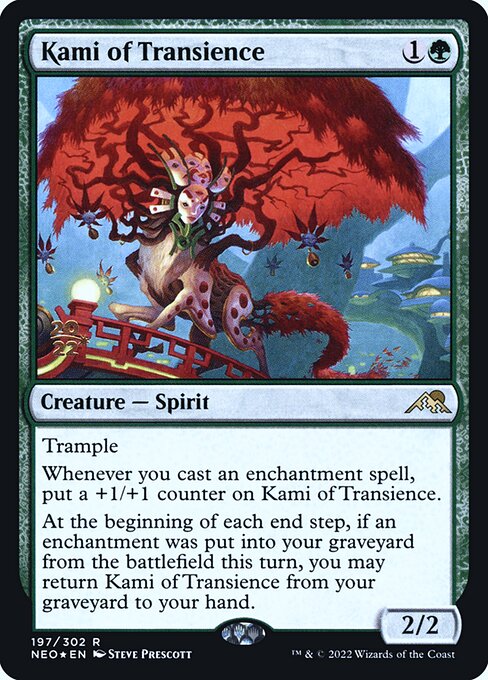 Kami of Transience (197s) [Kamigawa: Neon Dynasty Promos]