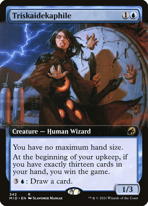 Triskaidekaphile (342) [Innistrad: Midnight Hunt] [Extended Art]