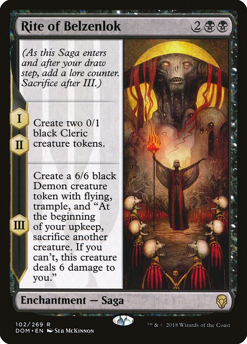 Rite of Belzenlok (102) [Dominaria]