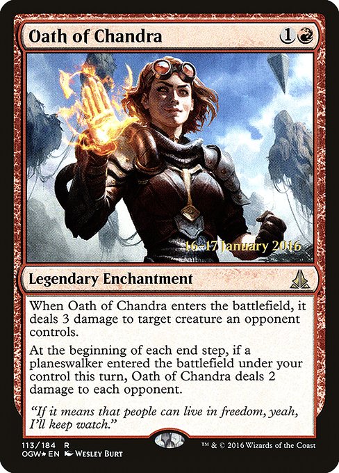 Oath of Chandra (113s) [Oath of the Gatewatch Promos]