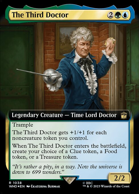 The Third Doctor (1038) [Doctor Who] [Extended Art]