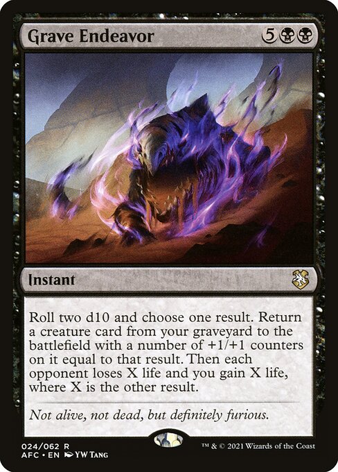 Grave Endeavor (24) [Forgotten Realms Commander]