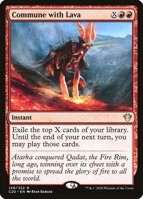 Commune with Lava (149) [Commander 2020]
