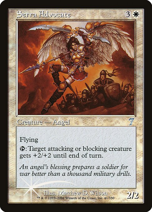 Serra Advocate (41★) [Seventh Edition]