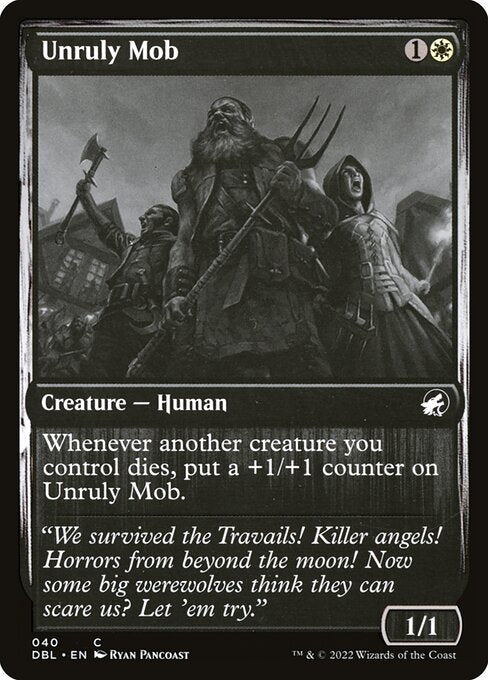Unruly Mob (40) [Innistrad: Double Feature]