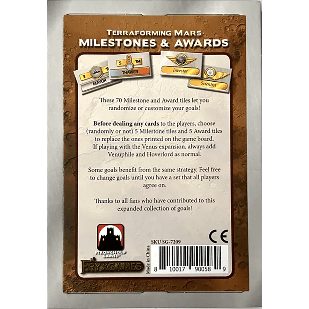 Terraforming Mars: Milestones and Awards image 0