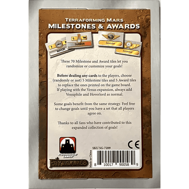 Terraforming Mars: Milestones and Awards image 0