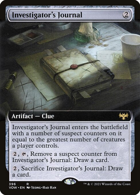 Investigator's Journal (396) [Innistrad: Crimson Vow] [Extended Art]