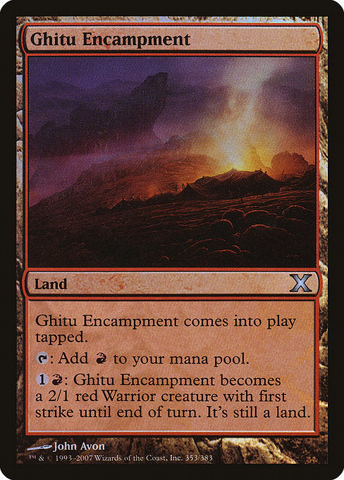 Ghitu Encampment (353★) [Tenth Edition]