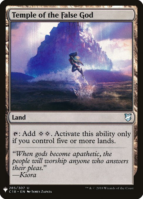 Temple of the False God (C18-285) [The List]