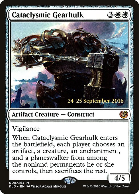 Cataclysmic Gearhulk (9s) [Kaladesh Promos]