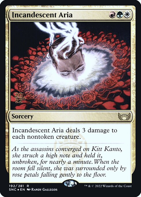 Incandescent Aria (192s) [Streets of New Capenna Promos]