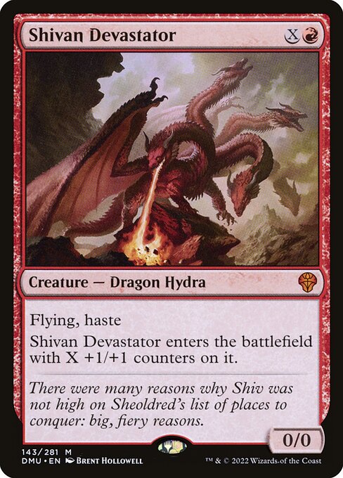 Shivan Devastator (143) [Dominaria United]