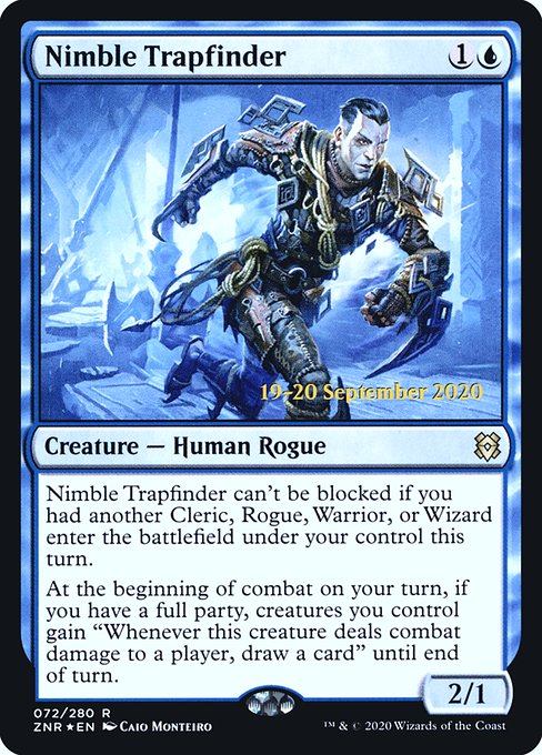 Nimble Trapfinder (72s) [Zendikar Rising Promos]