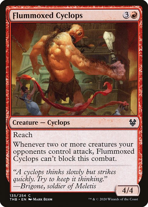 Flummoxed Cyclops (135) [Theros Beyond Death]