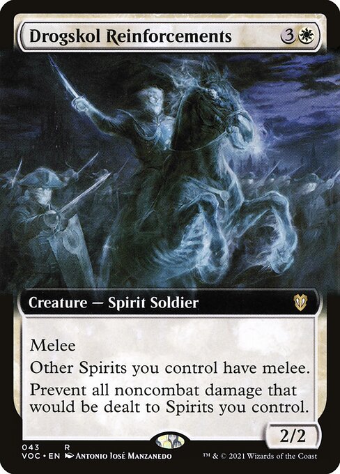 Drogskol Reinforcements (43) [Crimson Vow Commander] [Extended Art]