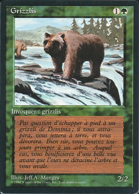 Grizzly Bears (201) [Foreign Black Border]