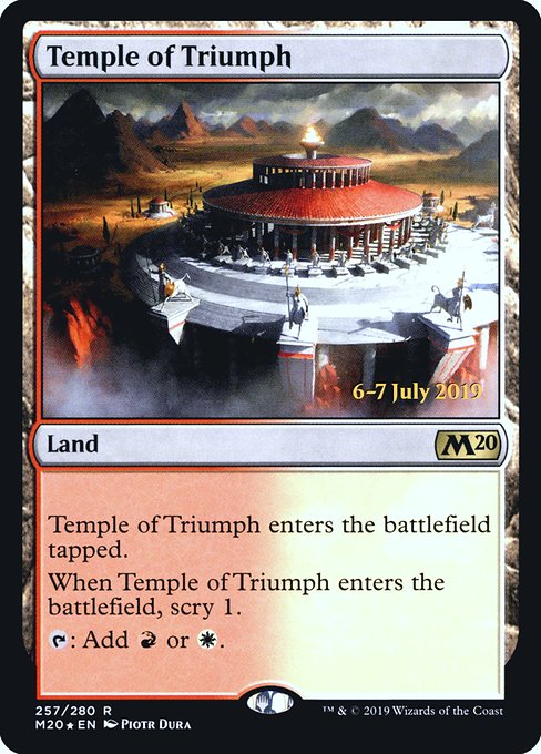 Temple of Triumph (257s) [Core Set 2020 Promos]