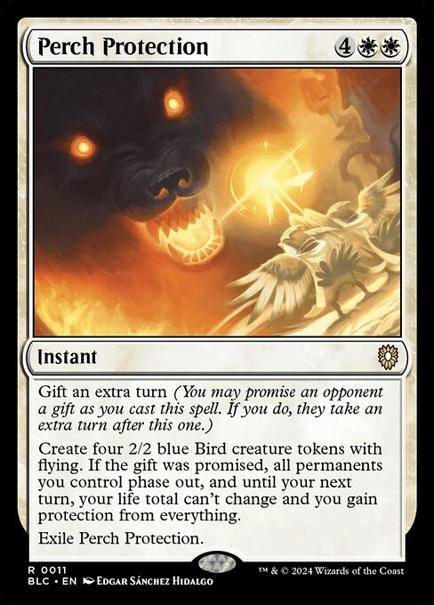 Perch Protection (11) [Bloomburrow Commander]