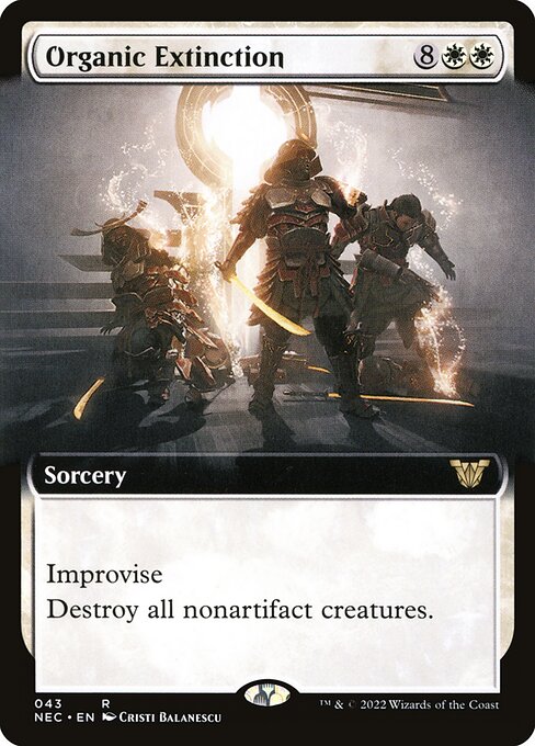 Organic Extinction (43) [Neon Dynasty Commander] [Extended Art]